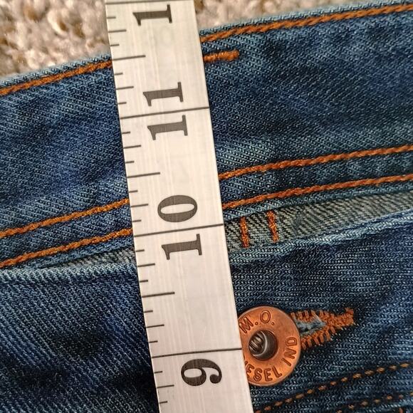 Diesel Larkee Jeans Men’s Tag 38 x 32 actual 40 x 33 Dark Wash Straight Leg - Picture 7 of 14